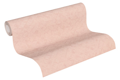 A.S. Création Uni Vinyl Tapete Exotic Life Rosa geometrische Wandtapete