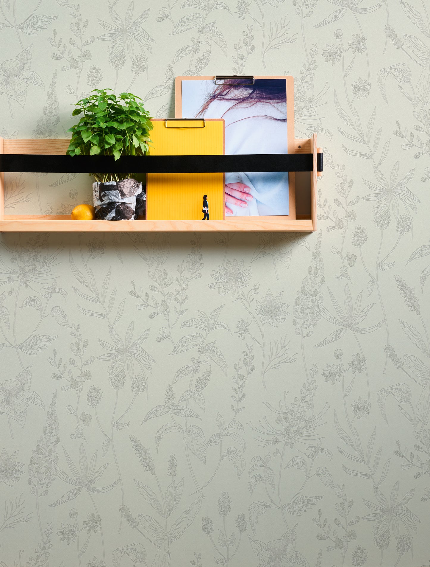 A.S. Création Designer Vinyl Tapete Jette Joop Beige Blumen Wandtapete Design