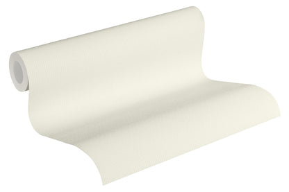 A.S. Création Designer Vinyl Tapete Jette Joop 5 Creme Uni Design Wandtapete