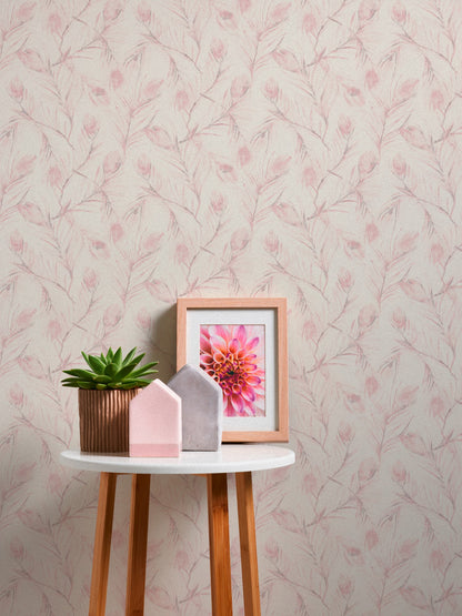 Blumentapete Rosa Vliestapete 373672 Wandtapete A.S. Création Tapete