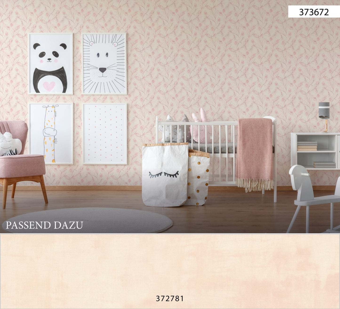 Blumentapete Rosa Vliestapete 373672 Wandtapete A.S. Création Tapete