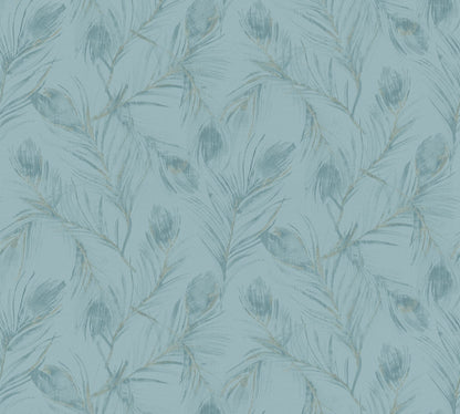 Blumentapete Blau Vliestapete 373673 Wandtapete A.S. Création Tapete