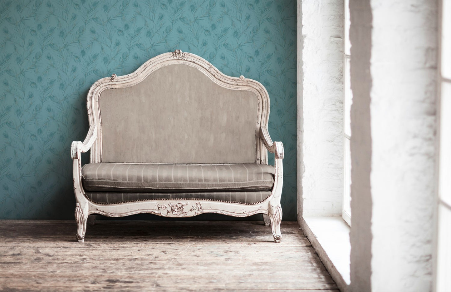 Blumentapete Blau Vliestapete 373673 Wandtapete A.S. Création Tapete