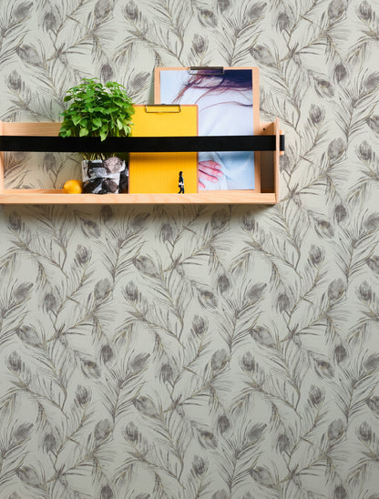 Blumentapete Grau Vliestapete 373674 Wandtapete A.S. Création Tapete