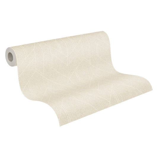 A.S. Création Geometrisch weiss 373692 Wandtapete Vlies Vlies Rolle Tapete