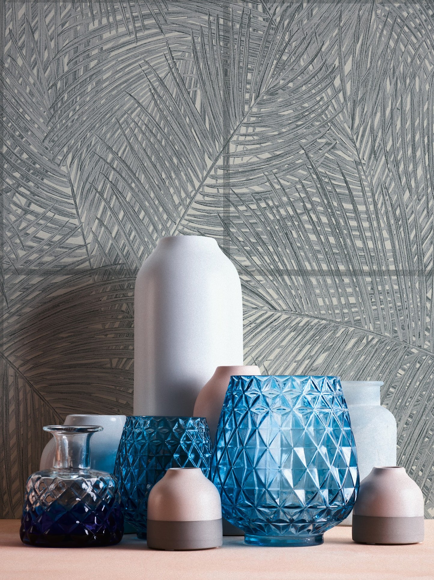 Palmentapete Schwarz Vliestapete 373722 Wandtapete A.S. Création Tapete