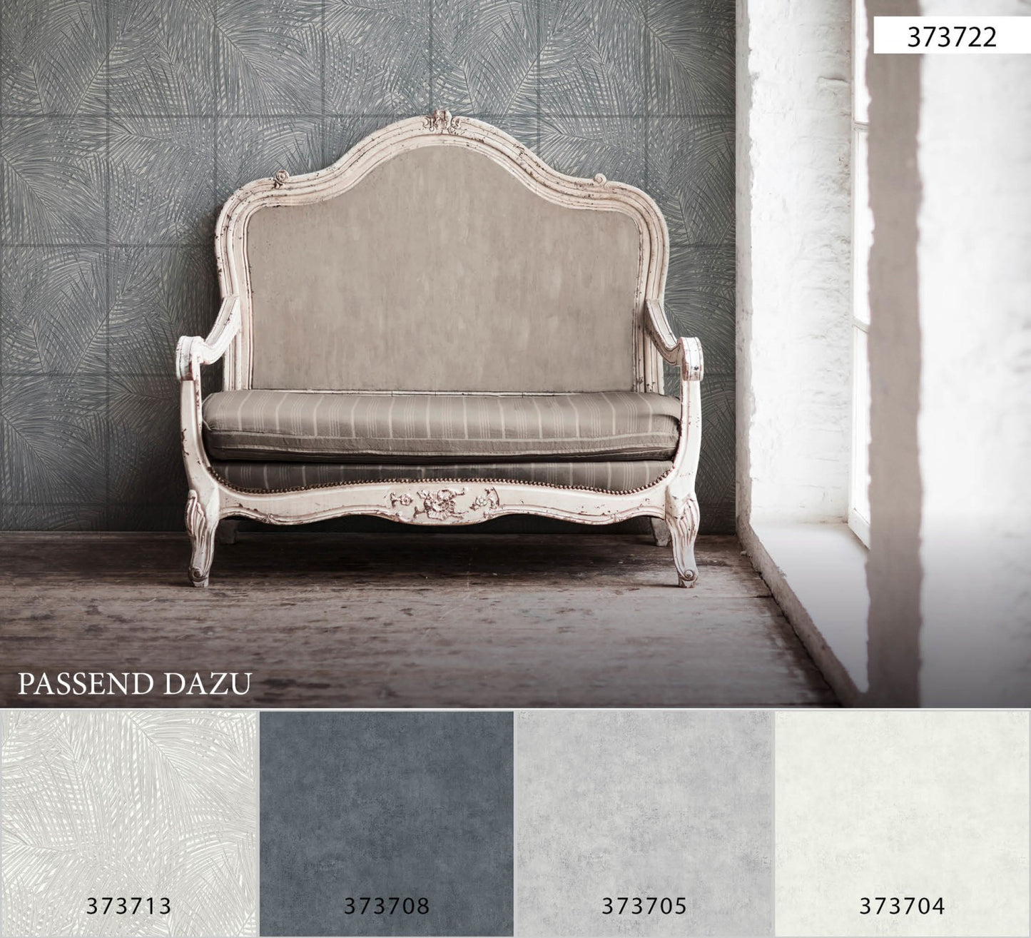 Palmentapete Schwarz Vliestapete 373722 Wandtapete A.S. Création Tapete