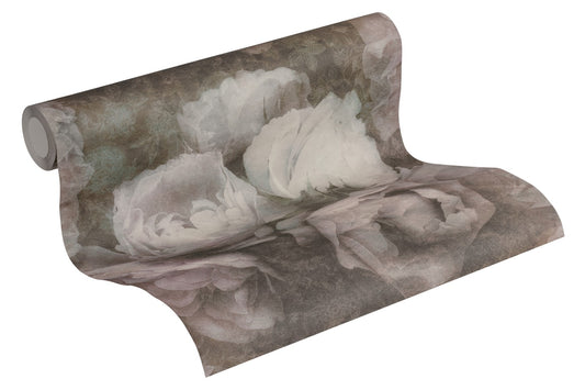 Blumentapete Violett Vliestapete 373921 Wandtapete A.S. Création Tapete