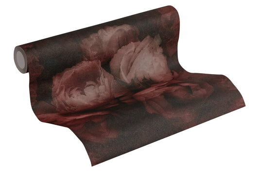 Livingwalls Blumen Vinyl Tapete New Walls,Romantic Drea Rot Wandtapete