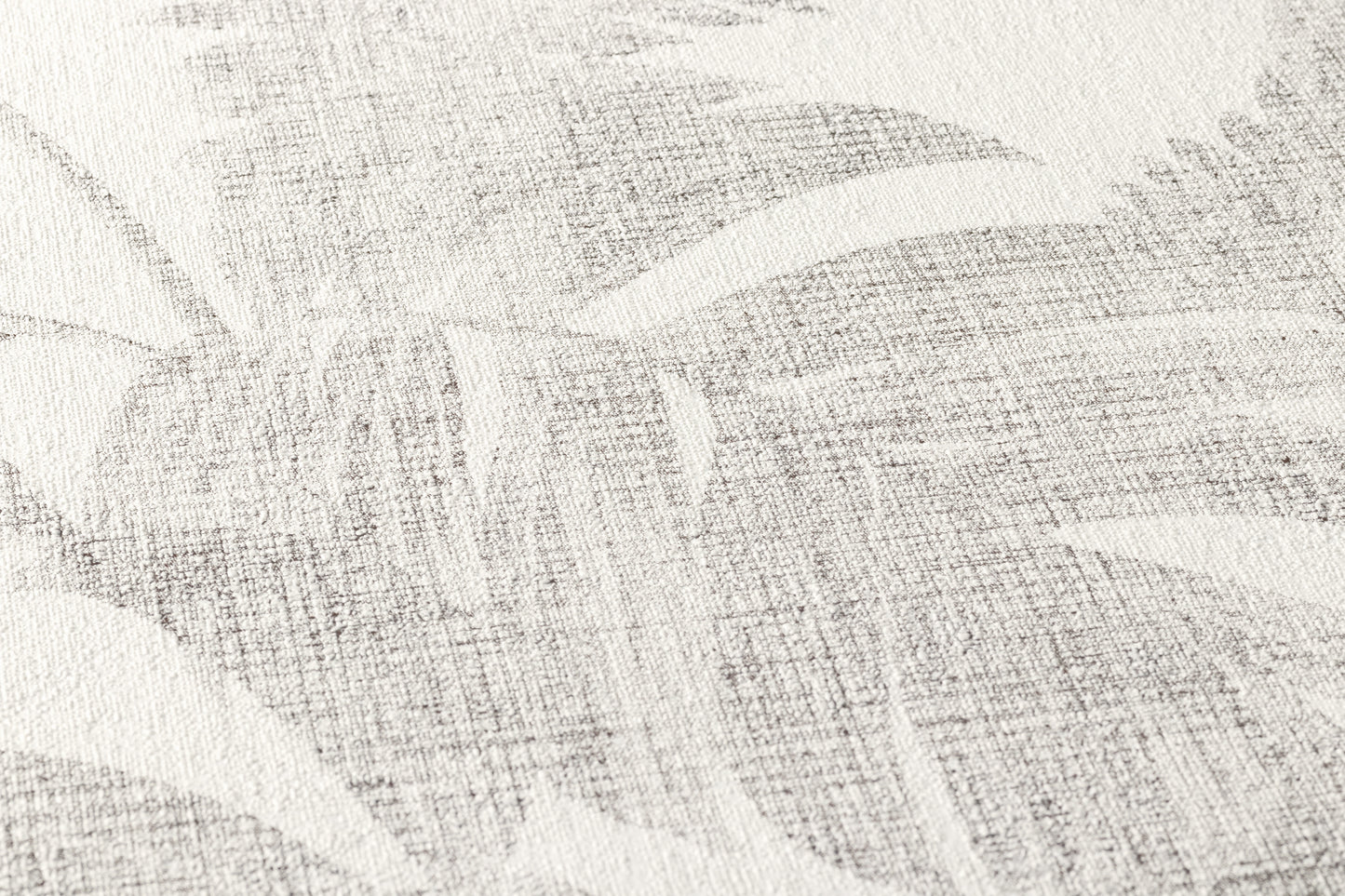 Livingwalls Dschungel Vinyl Tapete New Walls,Cosy & Rela Grau Palmen Wandtapete