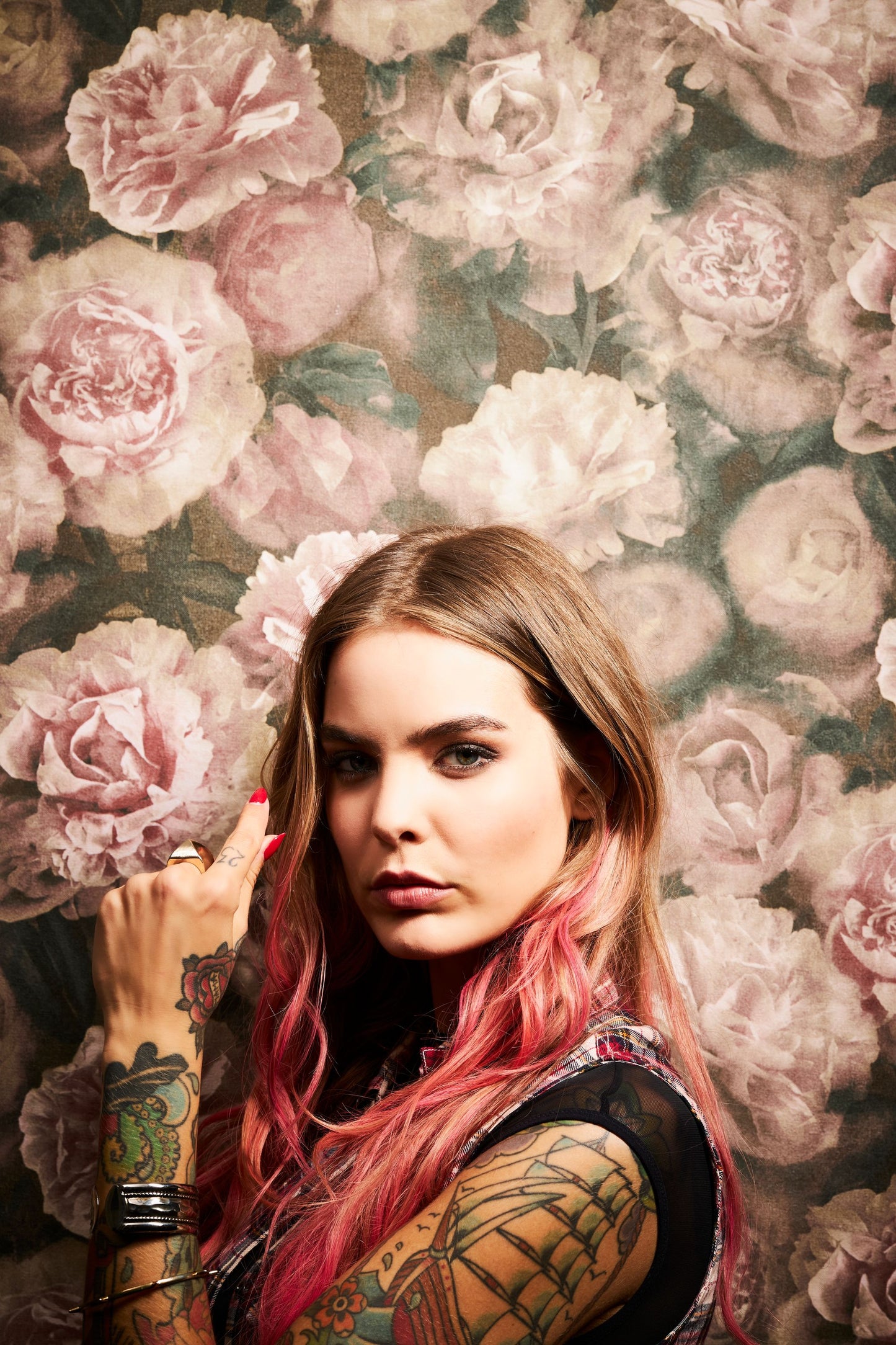A.S. Création Blumen Rosen Vinyl Tapete Neue Bude 2 Romantic Flower Rosa Wand