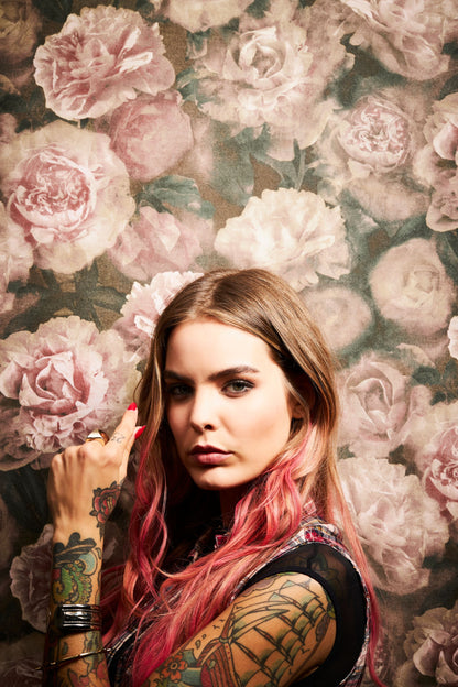 A.S. Création Blumen Rosen Vinyl Tapete Neue Bude 2 Romantic Flower Rosa Wand