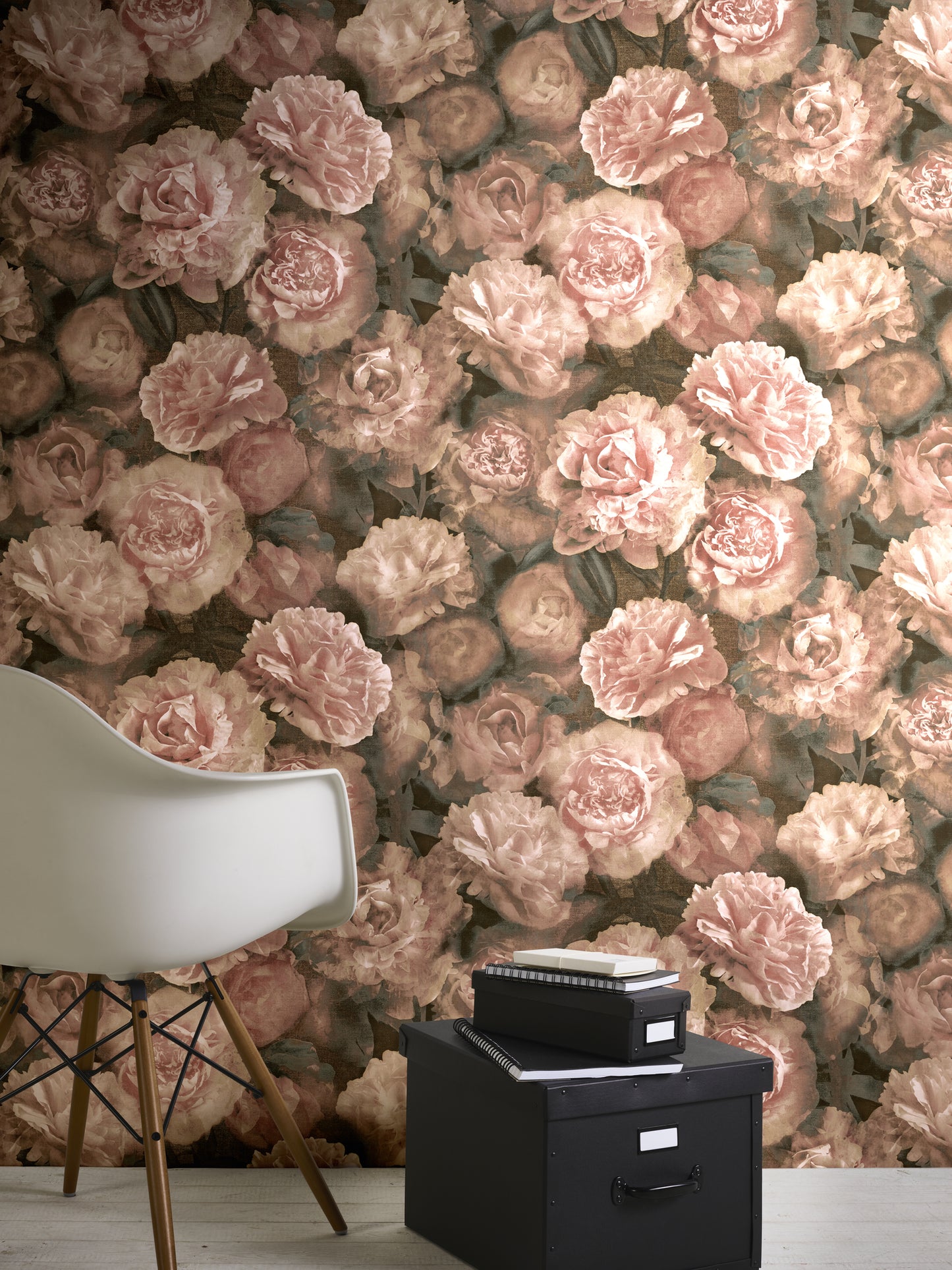 A.S. Création Blumen Rosen Vinyl Tapete Neue Bude 2 Romantic Flower Rosa Wand