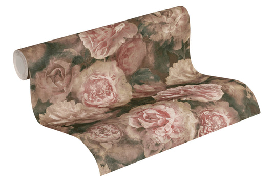 A.S. Création Blumen Rosen Vinyl Tapete Neue Bude 2 Romantic Flower Rosa Wand