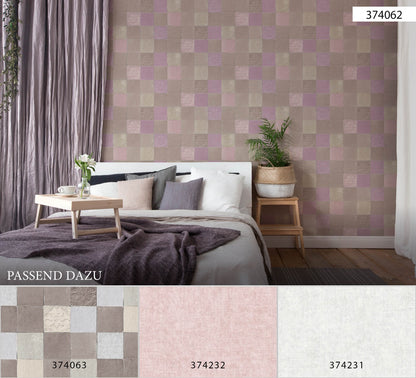 Fliesentapete Grau Vliestapete 374062 Wandtapete A.S. Création Tapete