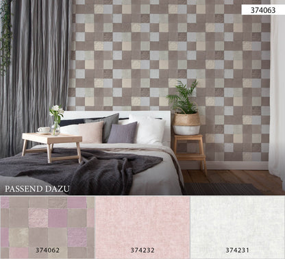 Fliesentapete Grau Vliestapete 374063 Wandtapete A.S. Création Tapete