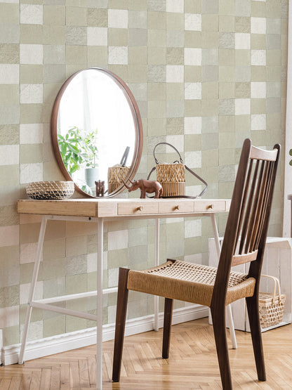 Fliesentapete Creme Vliestapete 374064 Wandtapete A.S. Création Tapete