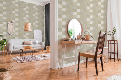 Fliesentapete Creme Vliestapete 374064 Wandtapete A.S. Création Tapete