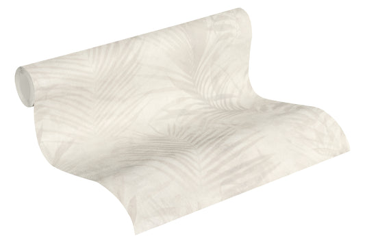 A.S. Création Palmen Vinyl Tapete Neue Bude 2.0 Tropical Concre Beige Dschungel