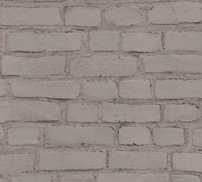 A.S. Création Stein Vinyl Tapete Neue Bude  2,Stones & Structur Grau Wandtapete