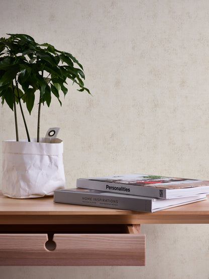 A.S. Création Uni Vinyl Tapete Neue Bude 2.0 Edition Beige Wandtapete ansatzfrei