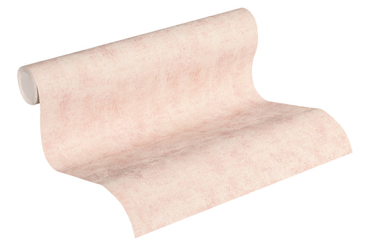 A.S. Création Uni Vinyl Tapete Neue Bude 2.0 Rosa Wandtapete Unitapete