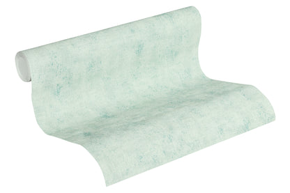 A.S. Création Uni Vinyl Tapete Neue Bude 2.0 Grün Mint Wandtapete Unitapete