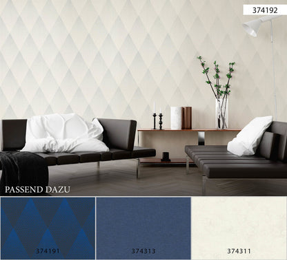 Punktetapete / Kreistapete Weiß Vliestapete 374192 Wandtapete A.S. Création Tapete