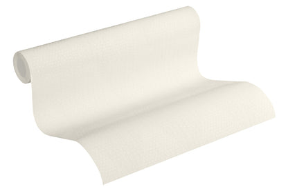 Punktetapete / Kreistapete Weiß Vliestapete 374192 Wandtapete A.S. Création Tapete