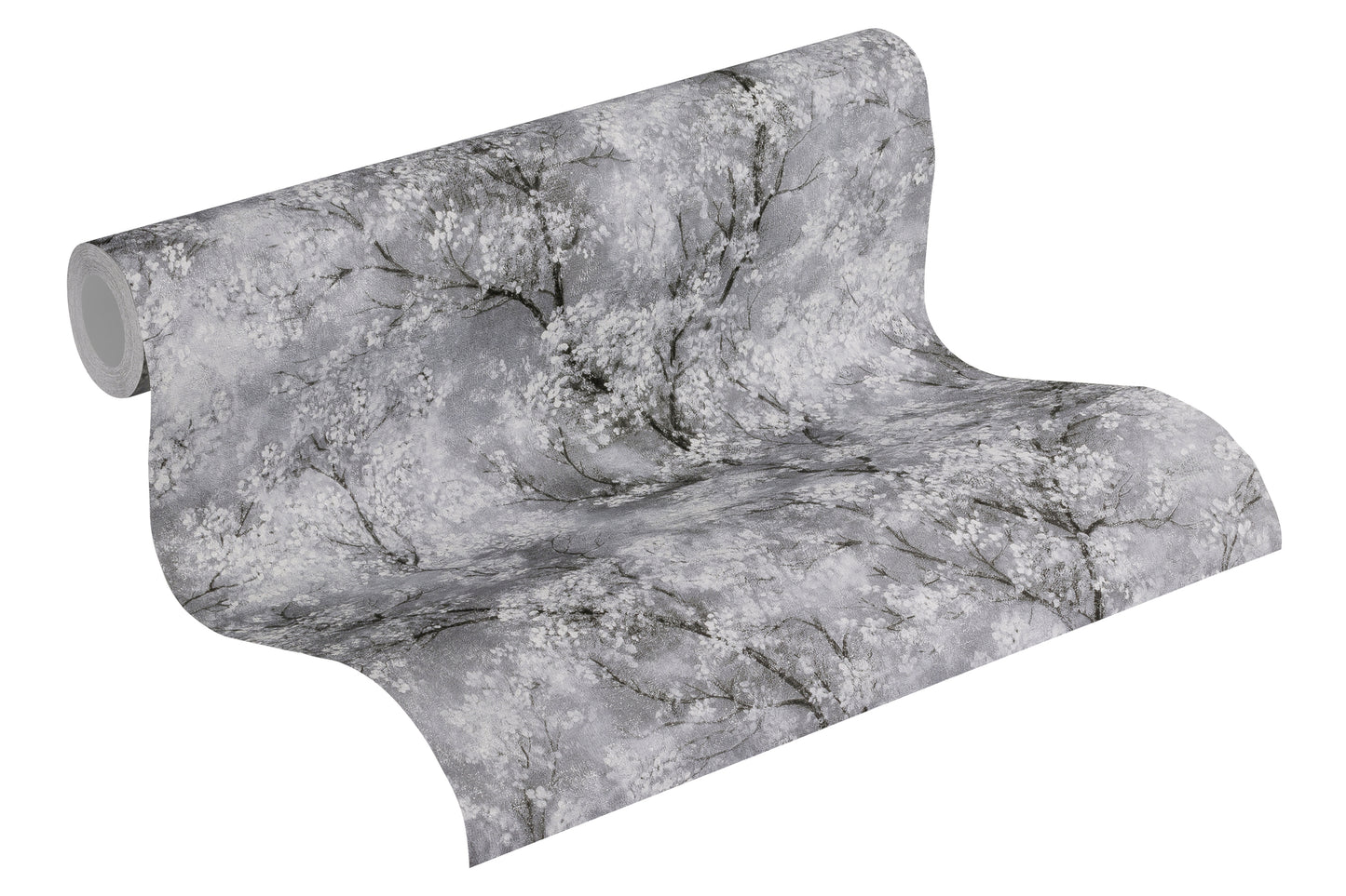 Livingwalls Wald Vinyl Tapete New Walls,Cosy & Rela Grau Wandtapete Waldtapete