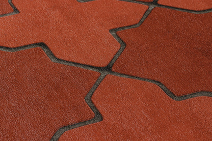 Geometrische Tapete Rot Vliestapete 374211 Wandtapete A.S. Création Tapete