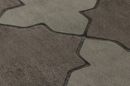 Geometrische Tapete Grau Vliestapete 374213 Wandtapete A.S. Création Tapete