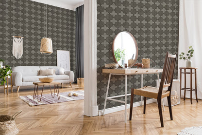 Geometrische Tapete Grau Vliestapete 374213 Wandtapete A.S. Création Tapete