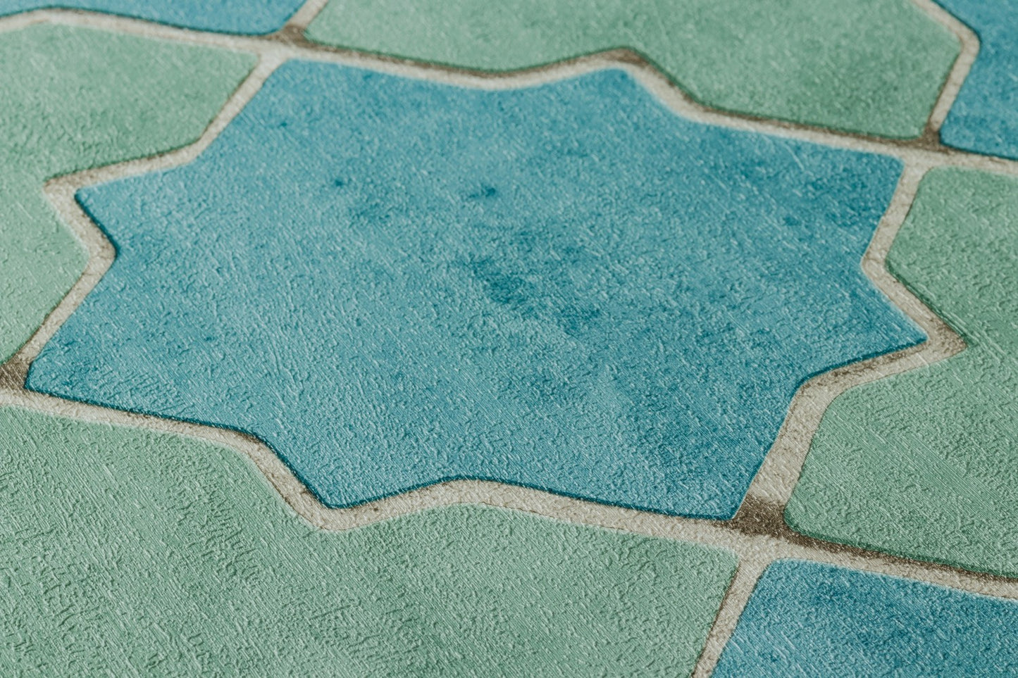 Geometrische Tapete Blau Vliestapete 374214 Wandtapete A.S. Création Tapete