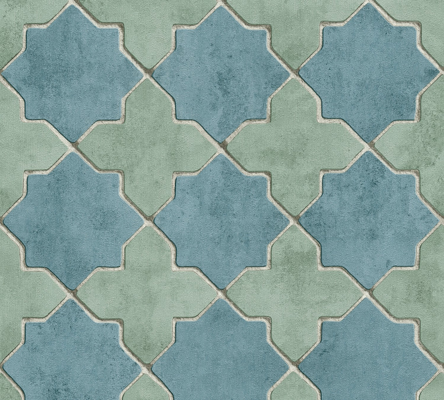 Geometrische Tapete Blau Vliestapete 374214 Wandtapete A.S. Création Tapete