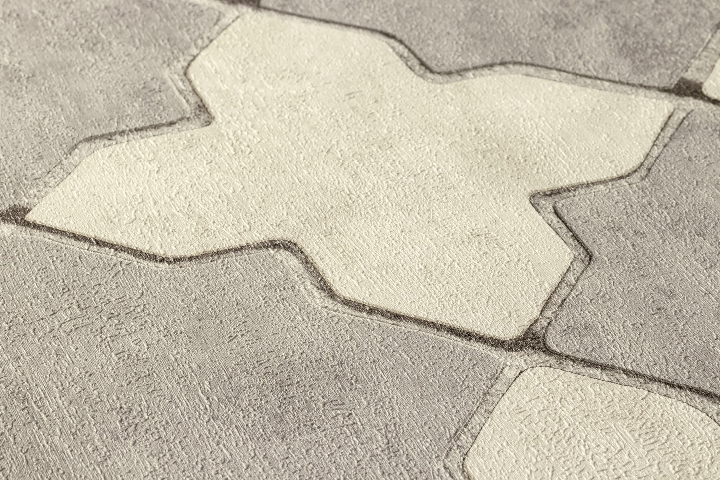 Geometrische Tapete Grau Vliestapete 374215 Wandtapete A.S. Création Tapete