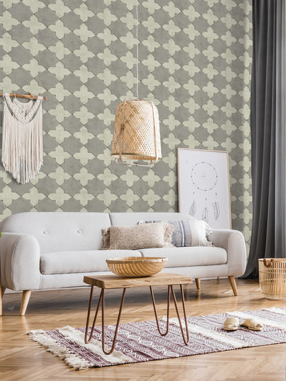 Geometrische Tapete Grau Vliestapete 374215 Wandtapete A.S. Création Tapete