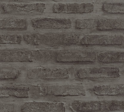 Livingwalls Stein Vinyl Tapete New Walls Loft Livin Grau Wandtapete Steintapete