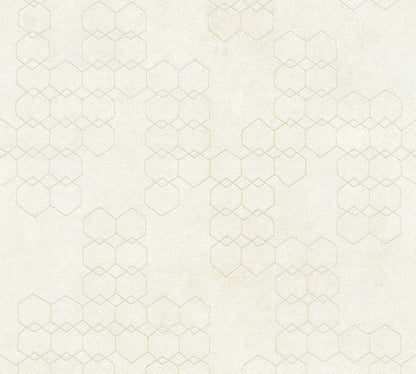 Designtapete Creme Vliestapete 374241 Wandtapete A.S. Création Tapete