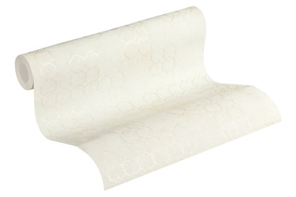 Designtapete Creme Vliestapete 374241 Wandtapete A.S. Création Tapete