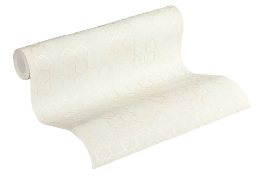 Designtapete Creme Vliestapete 374241 Wandtapete A.S. Création Tapete