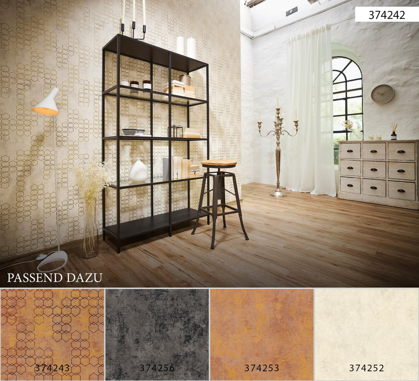 Designtapete Creme Vliestapete 374242 Wandtapete A.S. Création Tapete