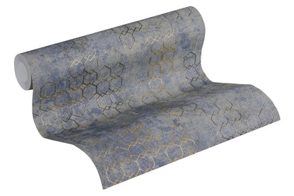 Designtapete Blau Vliestapete 374245 Wandtapete A.S. Création Tapete