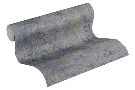 Designtapete Blau Vliestapete 374245 Wandtapete A.S. Création Tapete