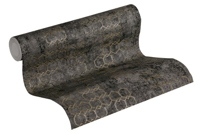 Designtapete Schwarz Vliestapete 374246 Wandtapete A.S. Création Tapete