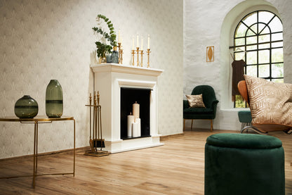 Art Deco Tapete Creme Vliestapete 374271 Wandtapete A.S. Création Tapete