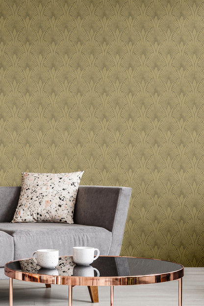 Art Deco Tapete Gold Vliestapete 374272 Wandtapete A.S. Création Tapete