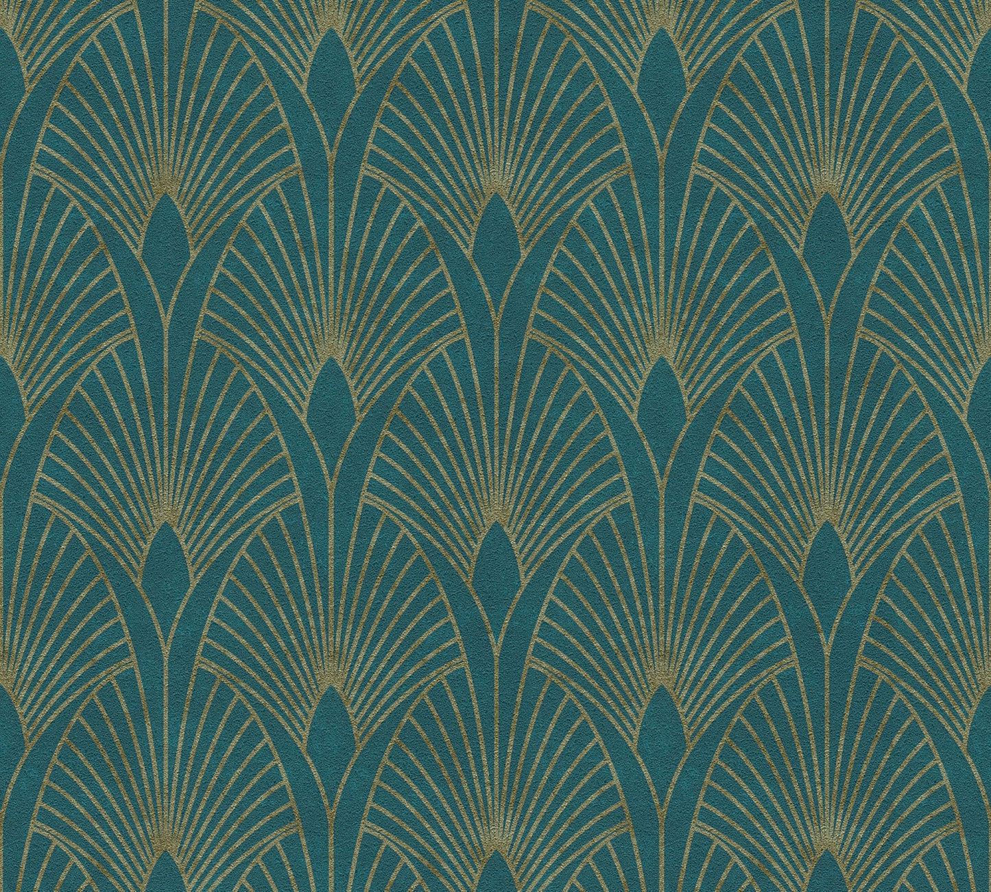 Art Deco Tapete Blau Vliestapete 374275 Wandtapete A.S. Création Tapete