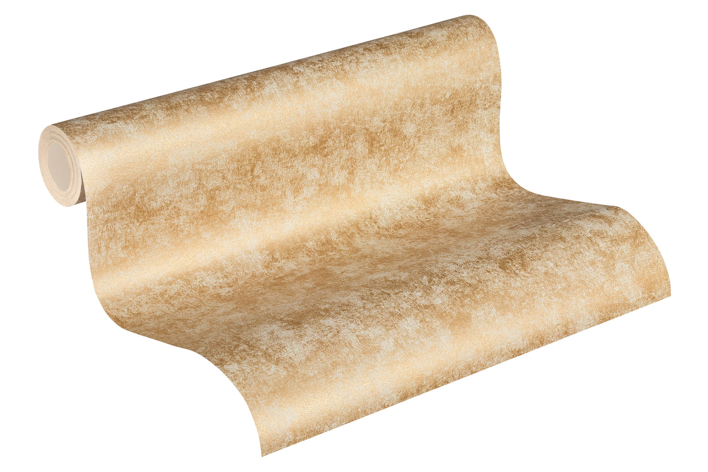 A.S. Création Uni Vinyl Tapete Neue Bude  2,Used Gla Orange Wandtapete Unitapete