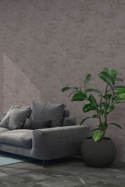 Livingwalls Beton Optik Vinyl Tapete New Walls,Loft Livin Grau Wandtapete